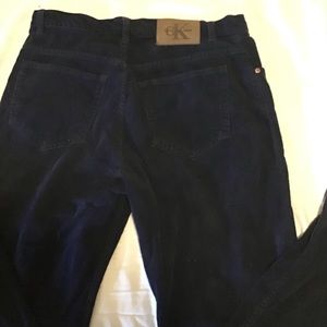 CK corduroy’s 33 X 34 Navy blue